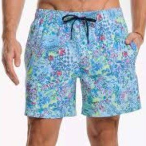 Southern Tide X Lilly Pulitzer Swim Shorts